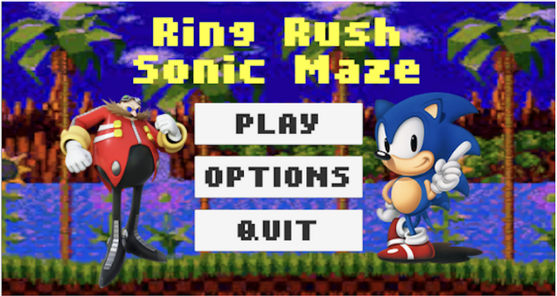 Ring Rush: Sonic Maze Game Cover
