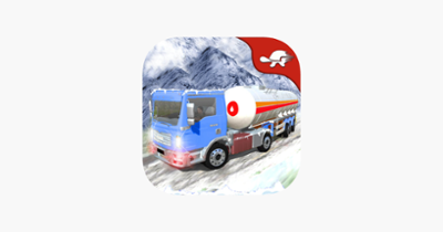 Extreme Winter Drive: Snow Oil Tanker Supply Truck Image