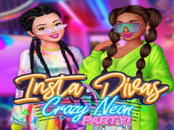 Insta Divas Crazy Neon Party Game Cover