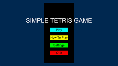 Simple Tetris Game Image