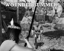 Wounded Summer : Black and White Image