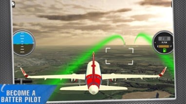 Pilot Flight Airplane Sim Image