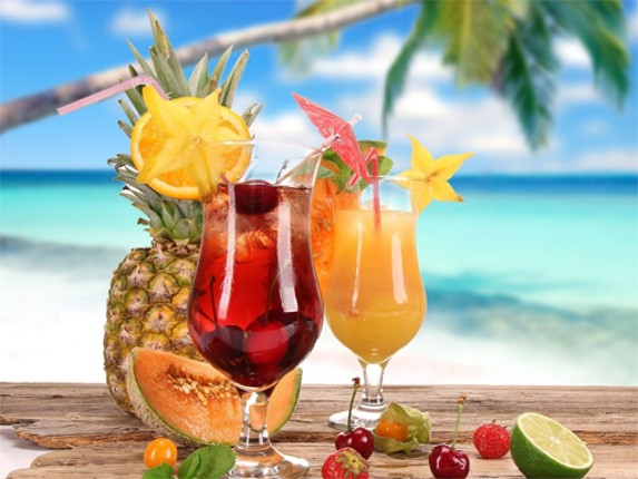 Summer Drinks Puzzle Game Cover