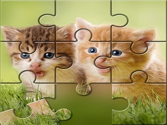 Cute Cats Puzzle game ftree Game Cover