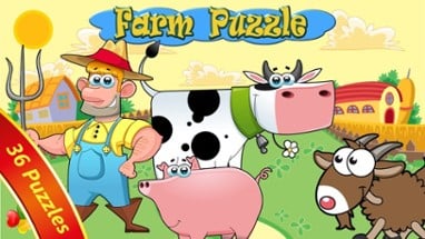 Farm Animal Puzzles for Kids Image