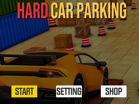 Hard Car Driving-Park Game Cover