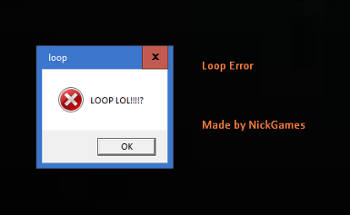 Loop Error Image