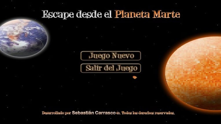 Escape desde el Planeta Marte Game Cover