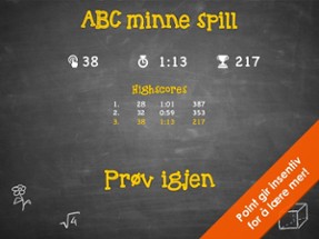 ABC minne spill (store bokstaver) Image