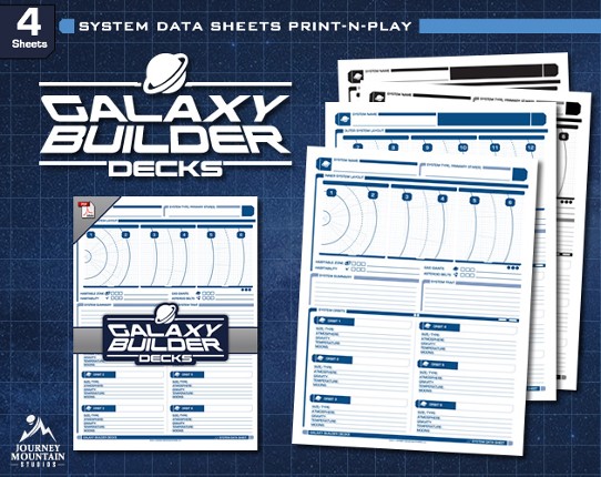 Galaxy Builder Decks: System Data Sheets Game Cover