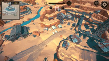 Hidden Western Frontier Top-Down 3D Image