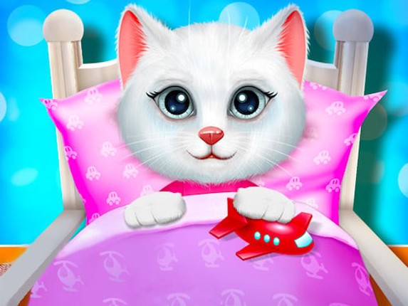 Kitty Bedtime Activities Game Cover