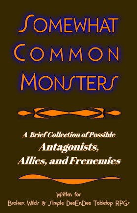 Somewhat Common Monsters Game Cover