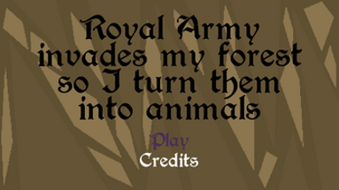 RAIFSITTIA: Royal Army invaded my forest so I turn them into animals Image