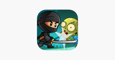 Ninja Kid vs Zombies - 8 Bit Retro Game Image