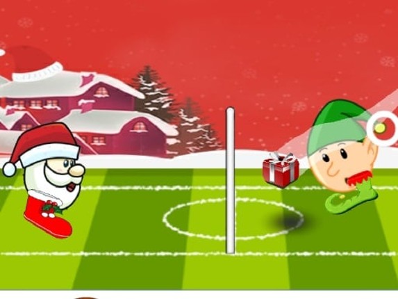 Santa winter head soccer Game Cover