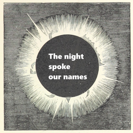 The night spoke our names Game Cover