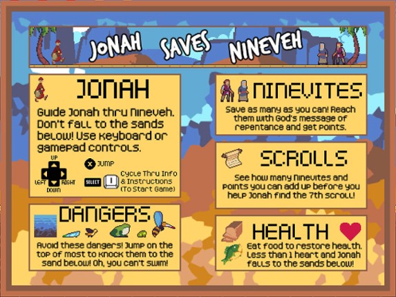 Jonah Saves Nineveh Game Cover