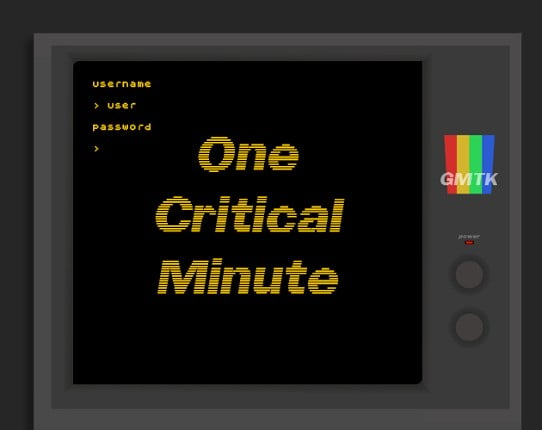 One Critical Minute Game Cover