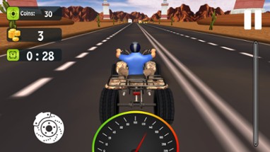 Quad Bike Crazy Driver Image