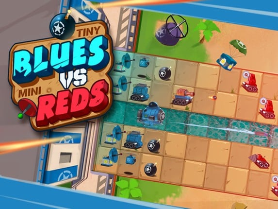 Tiny Blues Vs Mini Reds Game Cover