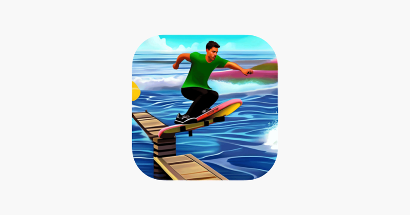 Beach Race :Scooter Stunt Game Game Cover