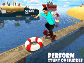 Beach Race :Scooter Stunt Game Image