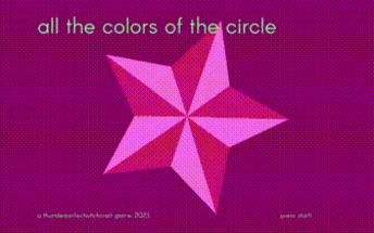 EPILEPSY WARNING: all the colors of the circle Image