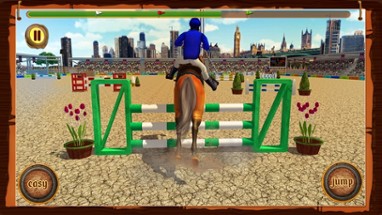 Horse Show Jumping Challenge Image