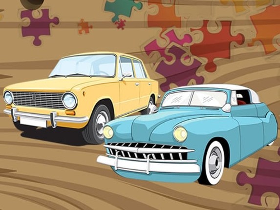 Old Timer Car Jigsaw Game Cover