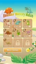 Dinosaur Memory Match - Cards Matching Puzzle Educational Games for Kids Image