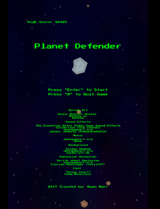 Planet Defender Game Cover