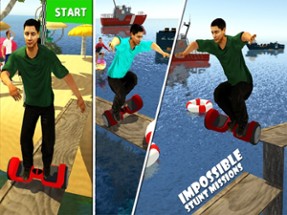 Beach Race :Scooter Stunt Game Image