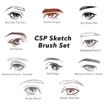 Clip Studio Paint Sketch Brush Set Image