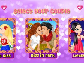 Kissing Couple Dressup Image