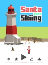 Santa goes Skiing Image