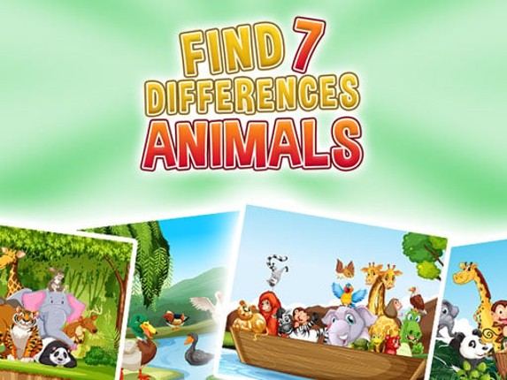 Find 7 Differences - Animals Game Cover