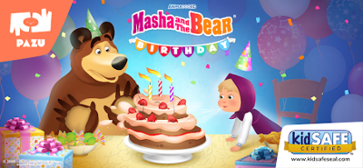 Masha and The Bear Birthday Image