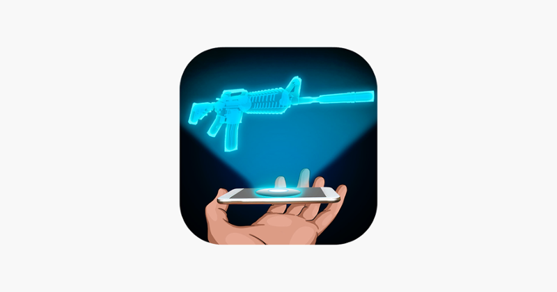 Hologram Rifle 3D Simulator Game Cover