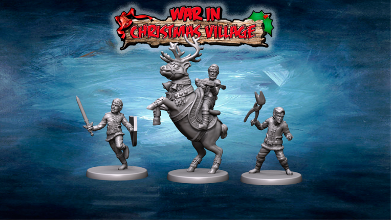 War in Christmas Village Workshop Elves Game Cover