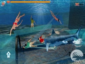 Scary Shark Unleashed 3D Image