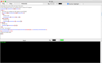 Brainfuck IDE (BF IDE) Image