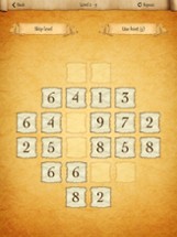 Numbers Game - doodle logic quiz. Addictive number match puzzle Image