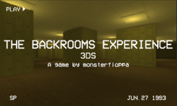 The backrooms experience 3ds (DEMO) Image