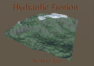 Hydraulic Erosion Simulation Image