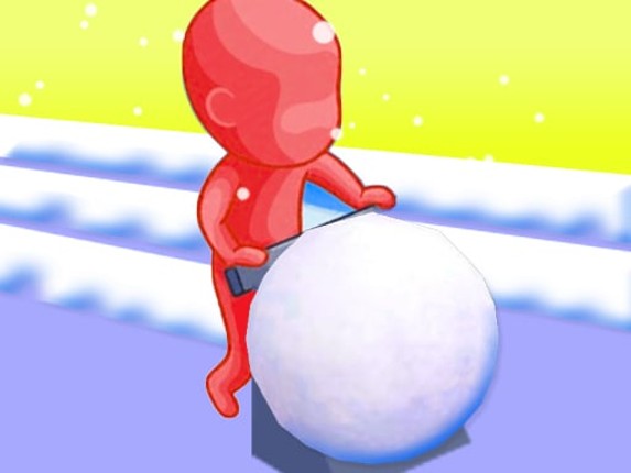 Giant Snowball Rush Game Cover