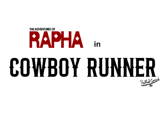 The Adventures of Rapha in Cowboy Runner Game Cover