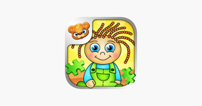 123 Kids Fun PUZZLE GREEN Best Kids Puzzle Games Image