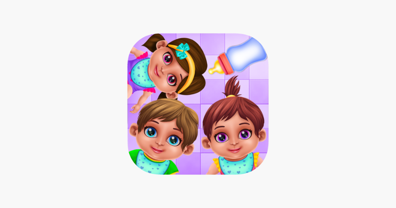 Crazy Mommy Triplets Care Game Cover