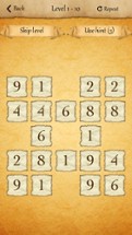 Numbers Game - doodle logic quiz. Addictive number match puzzle Image